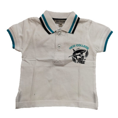 Μπλούζα polo με καρχαρία New College