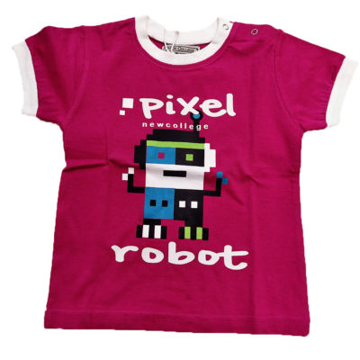 Μπλούζα pixel robot New College