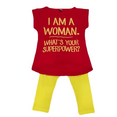 Μπλουζοφόρεμα i am a woman κόκκινο