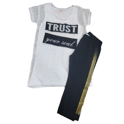 Σετ 3τμχ trust με διχτυωτό μπλουζάκι