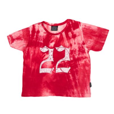 Μπλούζα tie dye  κόκκινη