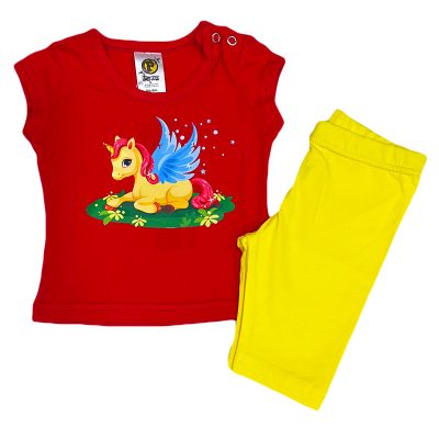 Σετ κάπρι μονόκερος κόκκινο/κίτρινο