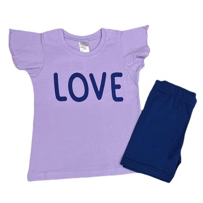 Σετ love λιλά