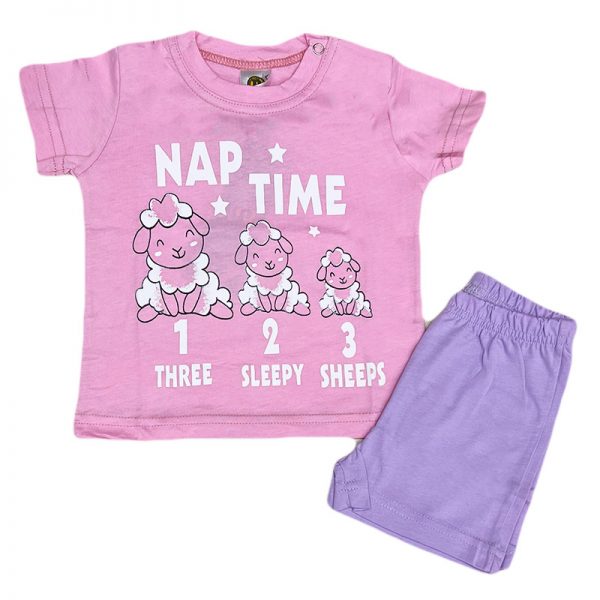 Πιτζαμάκι ροζ nap time