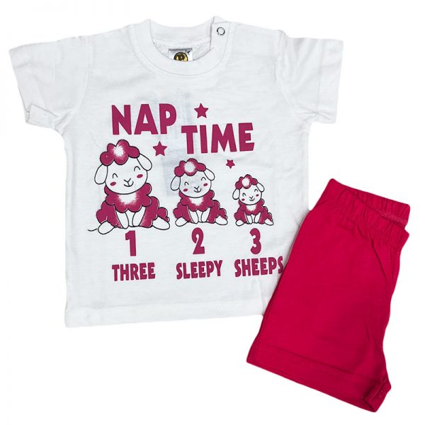 Πιτζαμάκι nap time λευκό