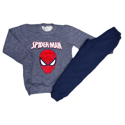 Σετ φόρμα spiderman μπλε ριγέ/μπλε