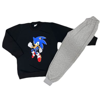 Σετ φόρμα sonic μαύρο/γκρι