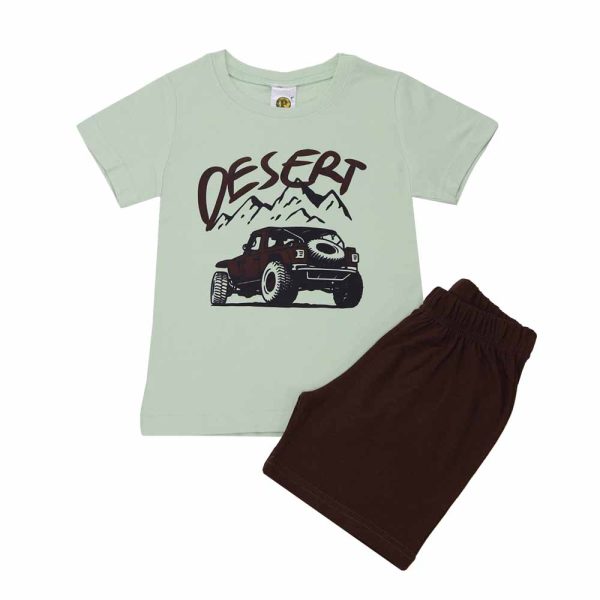 Σετ μακό desert φυστικί/μπλε