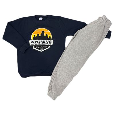 Σετ φόρμα wyoming μπλε/γκρι