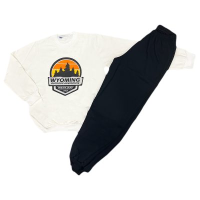 Σετ φόρμα wyoming λευκό/μαύρο