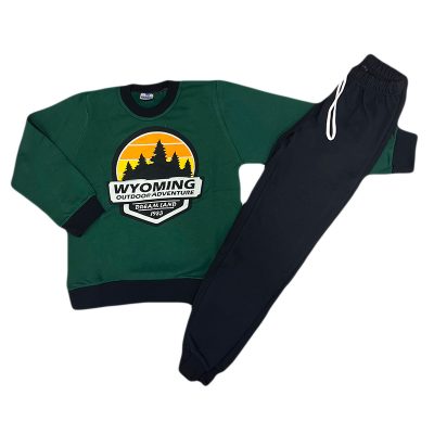 Σετ φόρμα wyoming κυπαρισσί/μαύρο