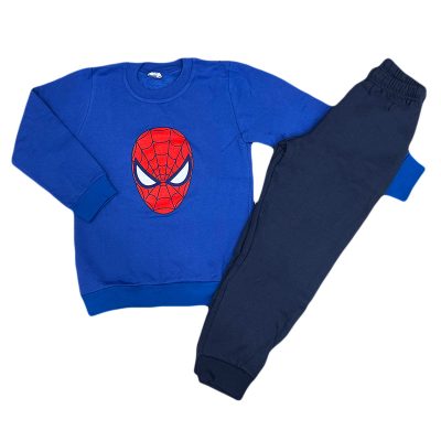 Σετ φόρμα spiderman ρουά/μπλε