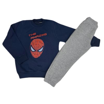 Σετ φόρμα spiderman μπλε σκούρο/ γκρι 