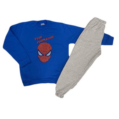Σετ φόρμα spiderman ρουά/ γκρι