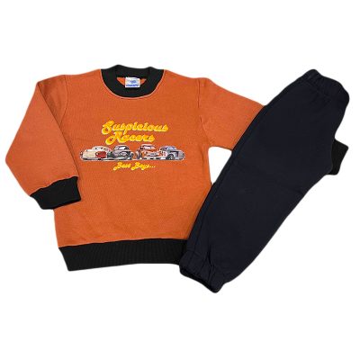 Σετ φόρμα αυτοκίνητα κάμελ