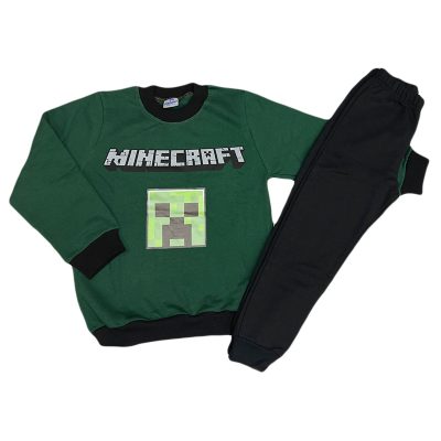 Φόρμα minecraft κυπαρισσί/μαύρο
