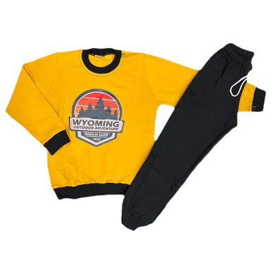 Σετ φόρμα Wyoming μουσταρδί/μαύρο