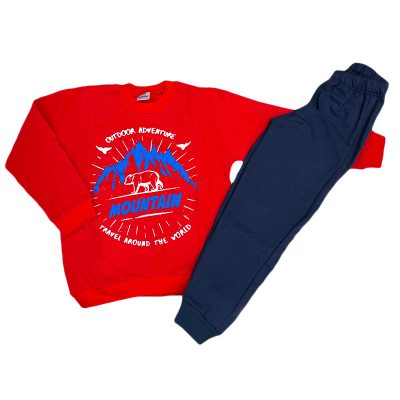 Σετ φόρμα mountain κόκκινο/μπλε