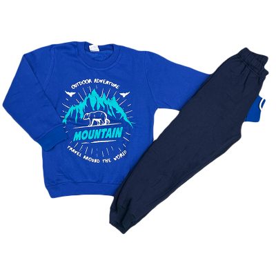 Σετ φόρμα mountain ρουά/μαύρο