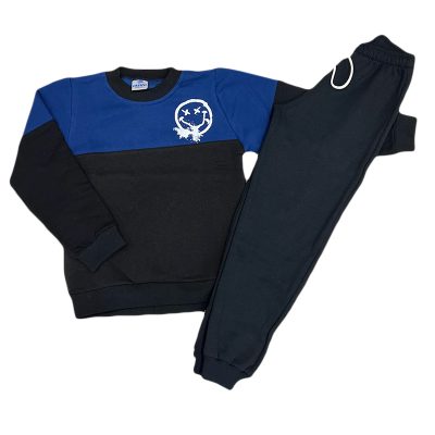 Σετ φόρμα χαμόγελο ρουά/μαύρο