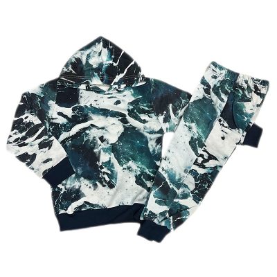 Φόρμα tie dye με κουκούλα