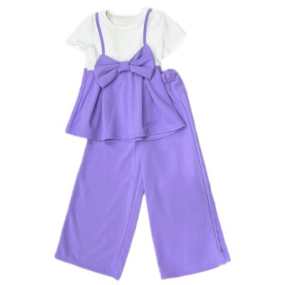 Σετ με παντελόνα μωβ