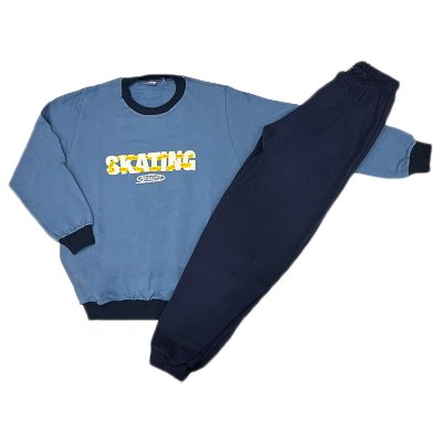 Φόρμα skating ραφ/μπλε