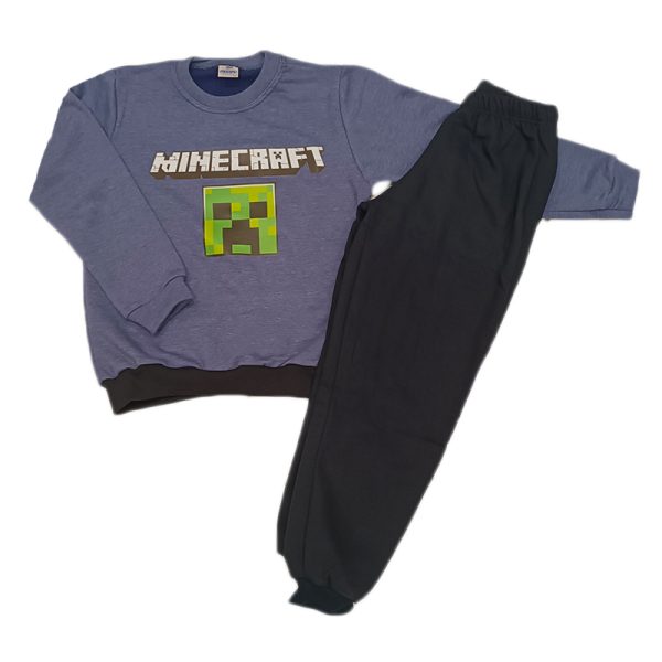 Φόρμα minecraft μπλε με νερά