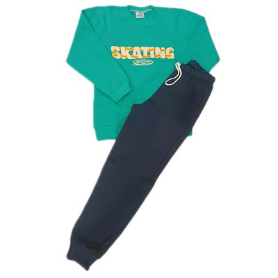 Φόρμα skating βεραμάν/μπλε