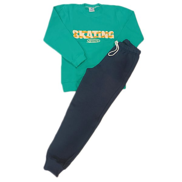 Φόρμα skating βεραμάν/μπλε