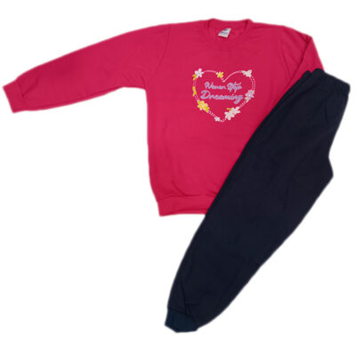 Φόρμα never stop dreaming φουξ/μπλε