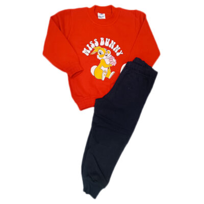 Φόρμα miss bunny κόκκινο/μπλε