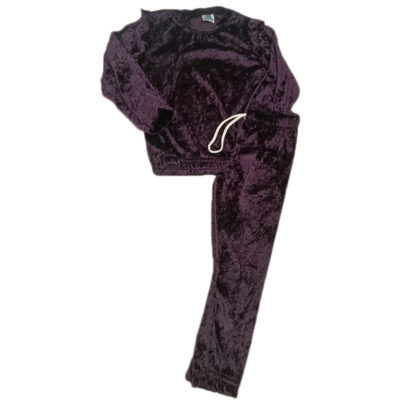 Φόρμα βελουτέ μωβ