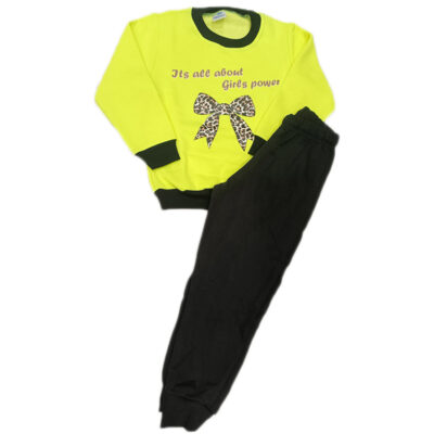 Φόρμα φιογκάκι κίτρινο έντονο