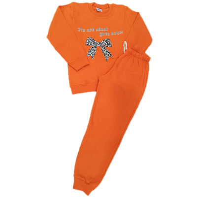 Φόρμα φιογκάκι πορτοκαλί