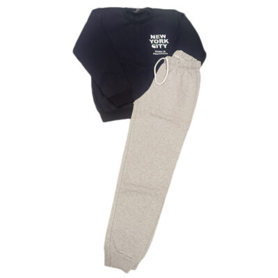 Φόρμα new york μπλε σκούρο/γκρι