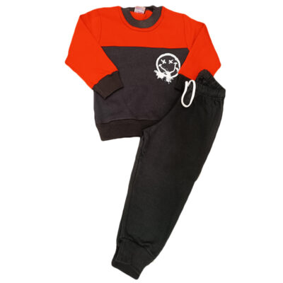 Φόρμα χαμόγελο κόκκινο/μαύρο