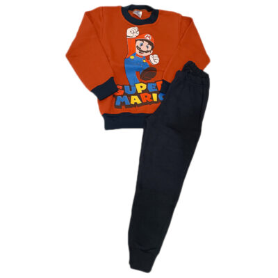 Φόρμα super mario κεραμιδί/μαύρο