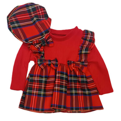 Φόρεμα κόκκινο καρό