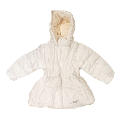 Μπουφάν λευκό μεσάτο