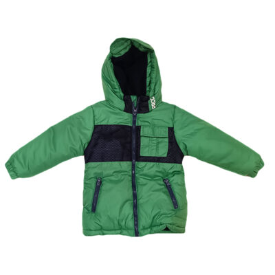 Μπουφάν πράσινο/μπλε