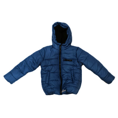 Μπουφάν μπλε με λάστιχο