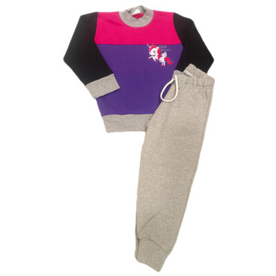 Φόρμα μονόκερος δίχρωμη