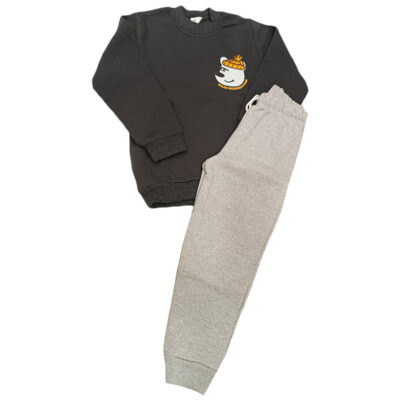 Φόρμα αρκουδάκι ποντικί/γκρι