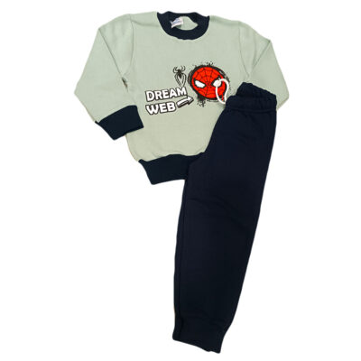 Φόρμα spiderman βεραμάν απαλό