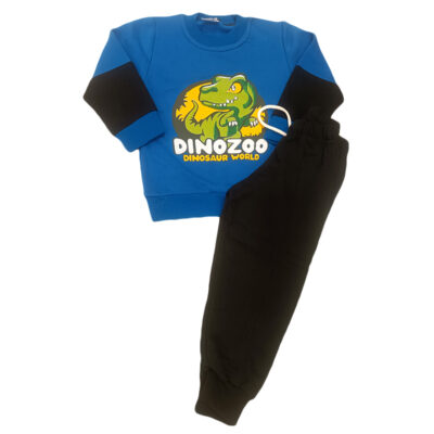 Φόρμα δεινοσαυράκι μπλε