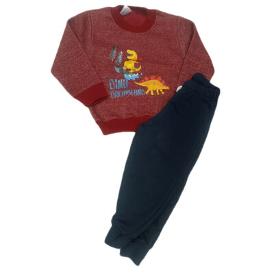 Φόρμα δεινοσαυράκι μπορντό