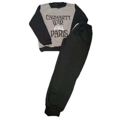 Φόρμα carhartt μαύρο/γκρι