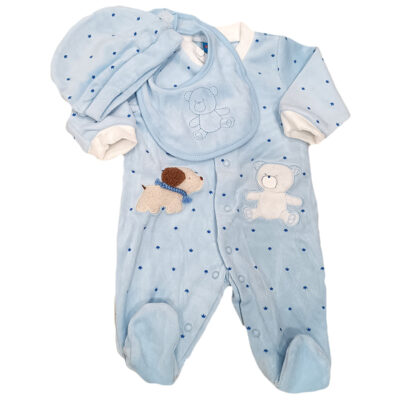 Φορμάκι βελουτέ γαλάζιο