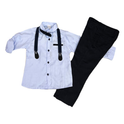 Σετ με τιράντες γαλάζιο 